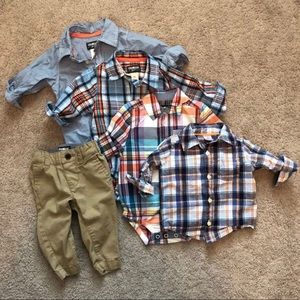 Bundle of baby boy dress clothes 6-12 mo